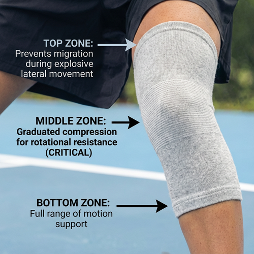 PickleBall Bamboo Knee Sleeve